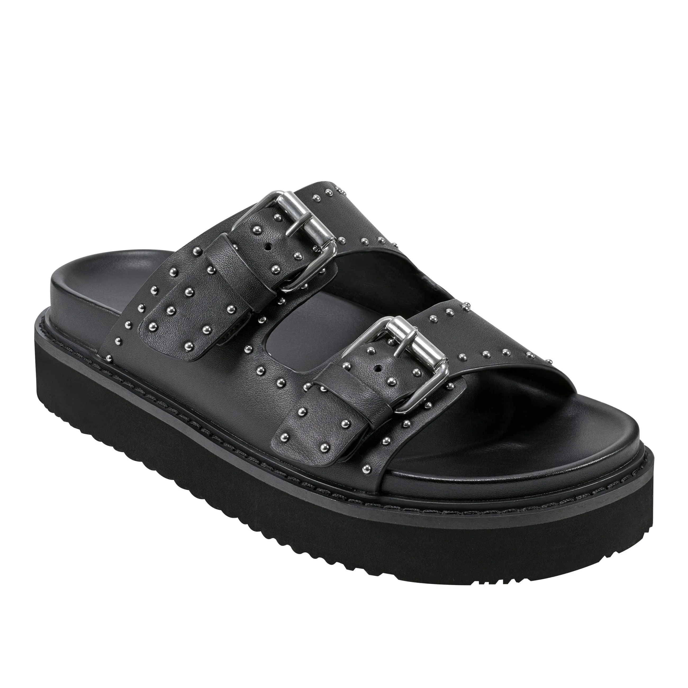 Agusta Studded Slide Sandal