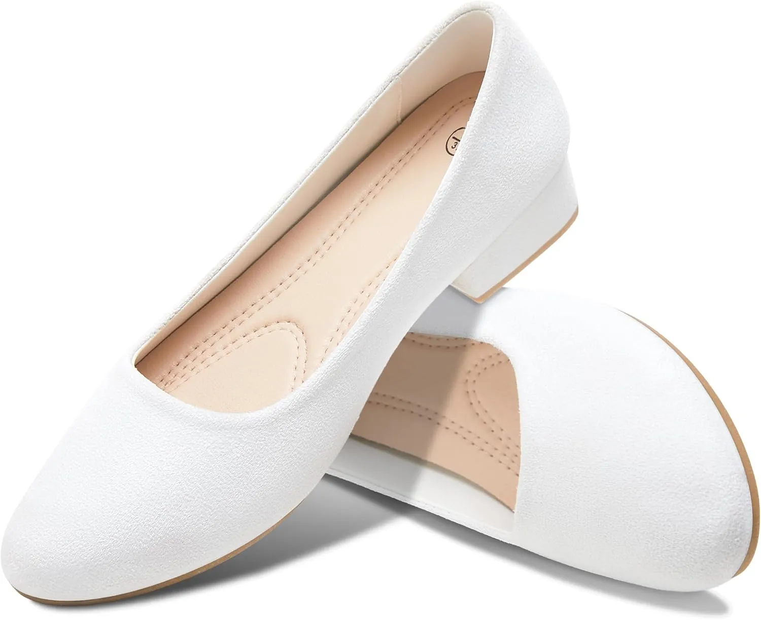 AISFAES Women Pumps Low Chunky Rounded Toe Heels Healed Dress Pumps Elegant Wedges Working Shoes