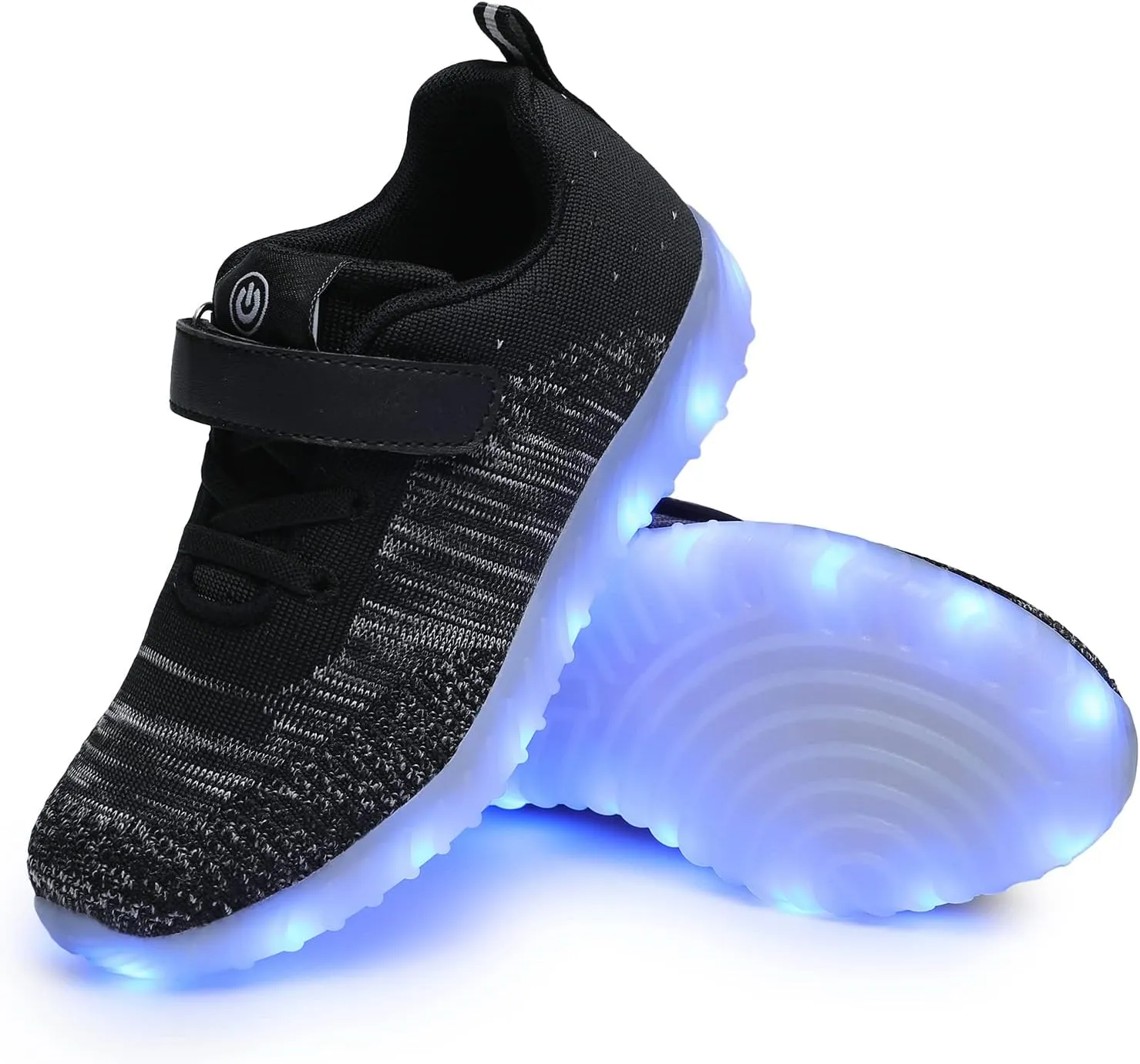 AoSiFu Kids Light Up Shoes Toddler Girls Boys Breathable Led Flashing Sneakers USB Charge