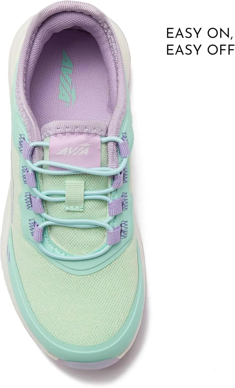 Avia Spark Slip On LED Light Up Boys and Girls Sneakers - Lightweight Tennis, Athletic, Kids and Toddler Light Up Shoes for Girls and Boys - Little Kid Shoes Size 11-3