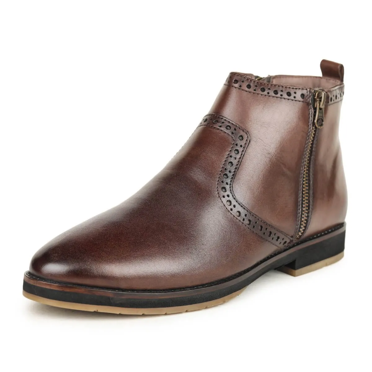 Britmen 4695 Ankle Brogue Chelsea Boots Men