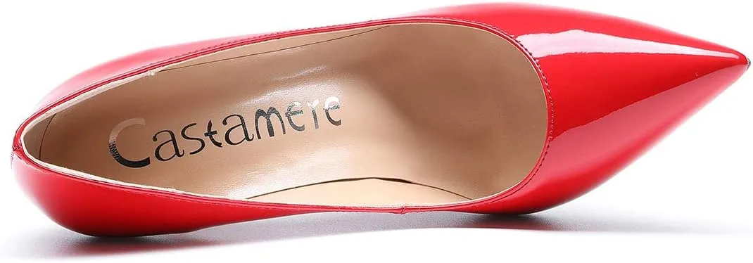 Castamere Women's High Heels Slip-On Pumps Pointy-Toe Elegant Stilettos Wedding Party Sexy Heel Shoes 12CM Heels Pump
