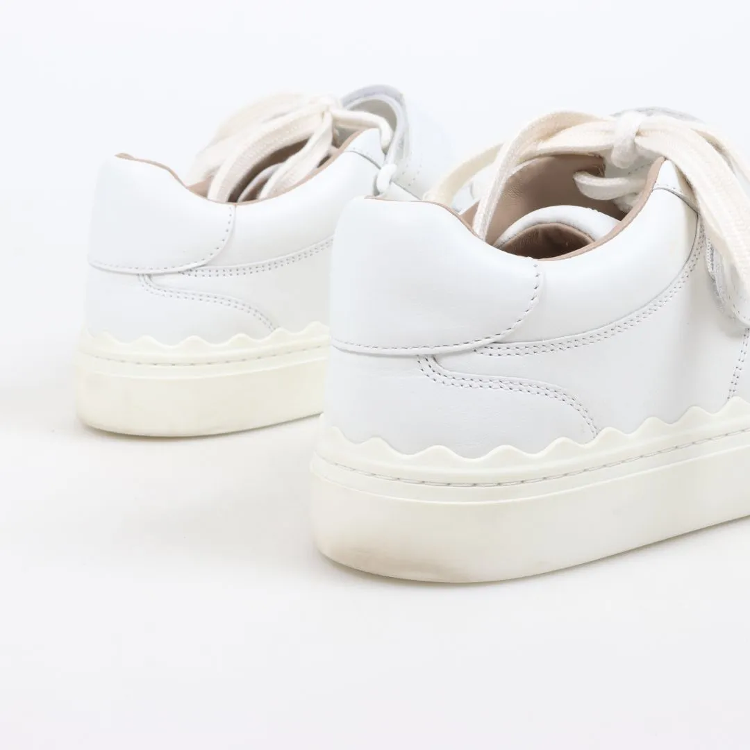 Chloe 'Lauren' Leather Sneakers Size 38