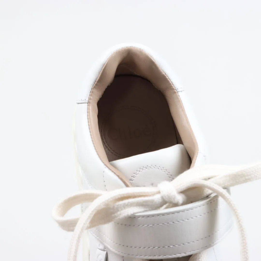 Chloe 'Lauren' Leather Sneakers Size 38