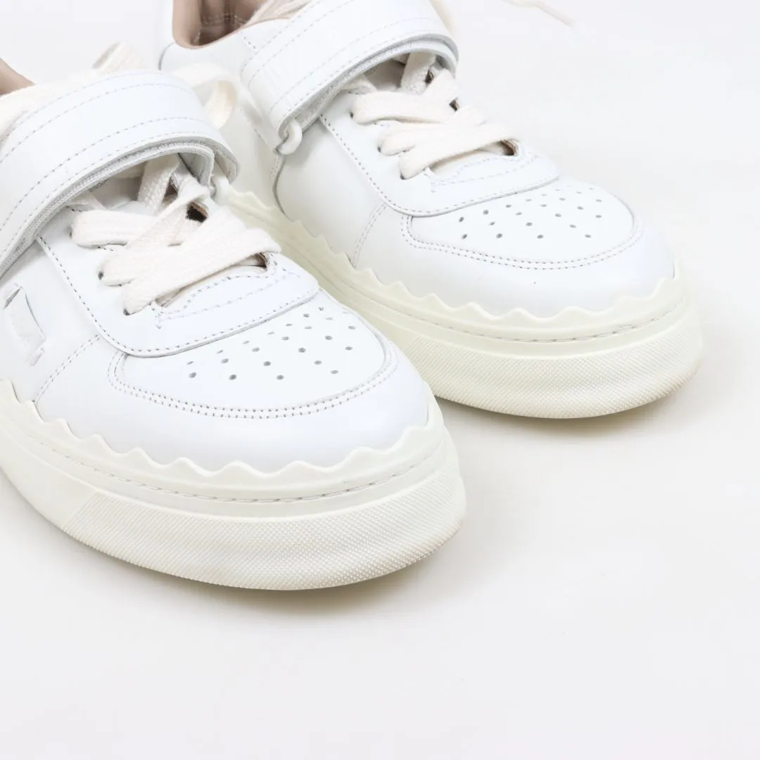 Chloe 'Lauren' Leather Sneakers Size 38