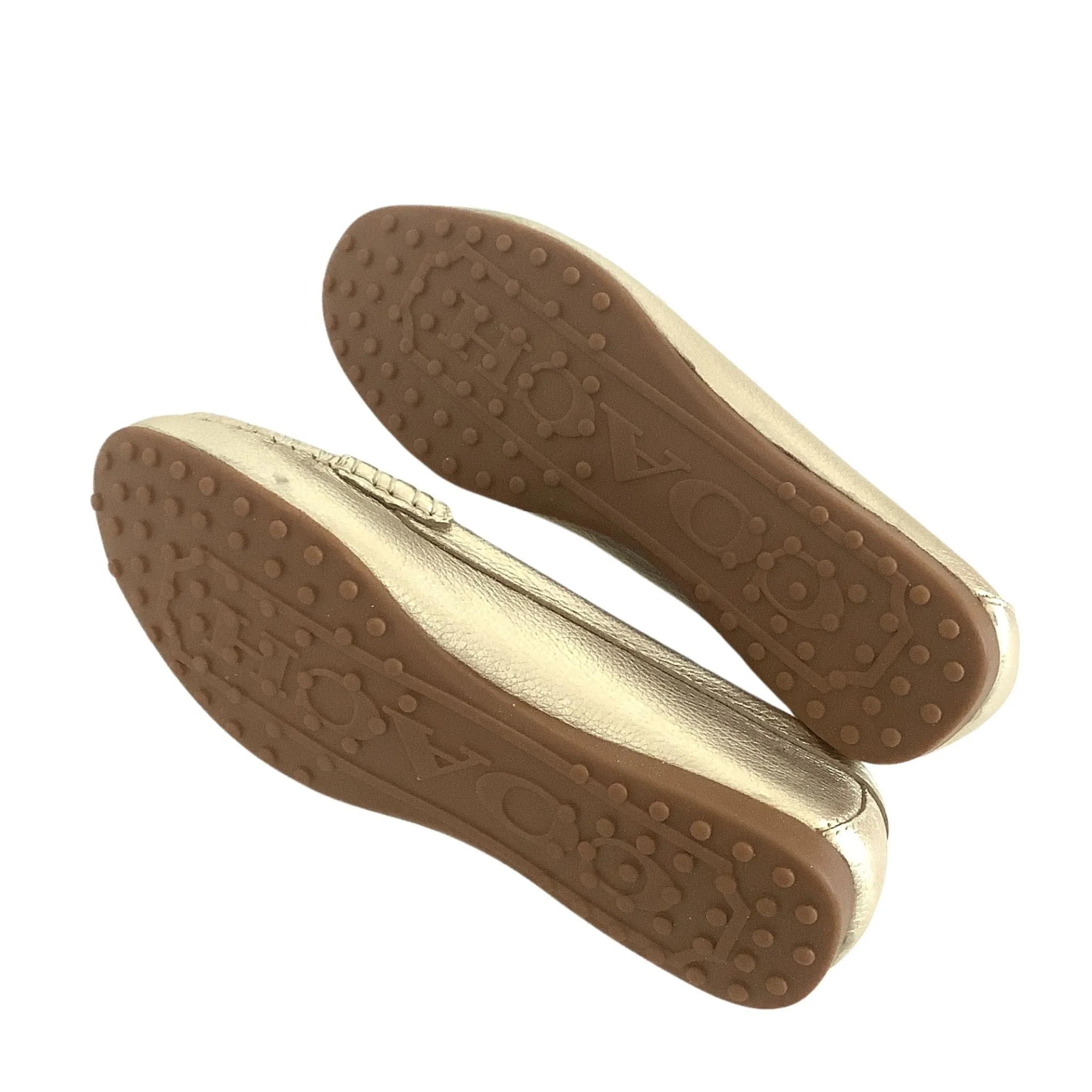 Coach Gold Loafers