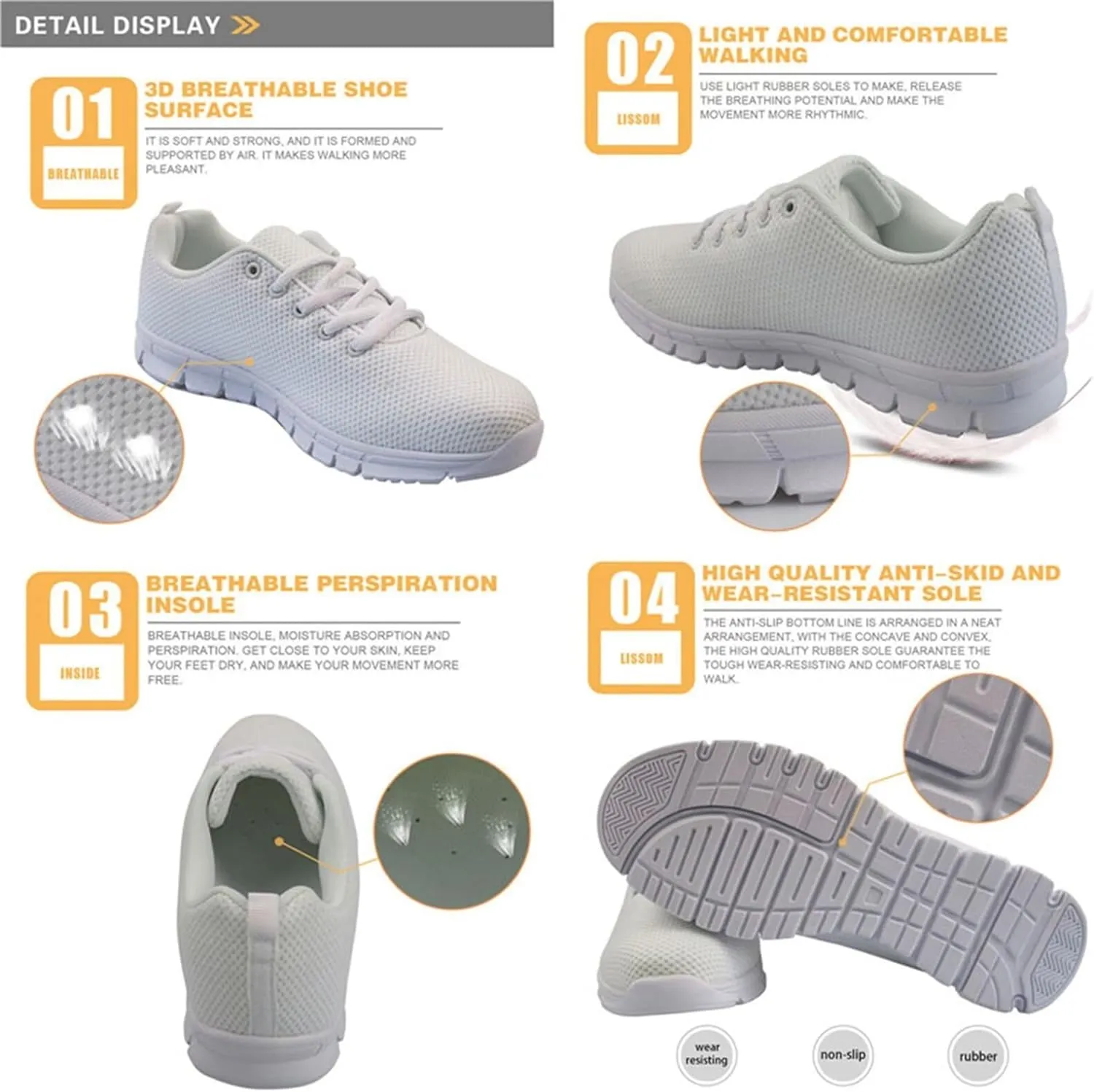 Cute Sneakers for Women Light Lace-up Flats Sneakers Fashion Outdoor Walking Running Shoes