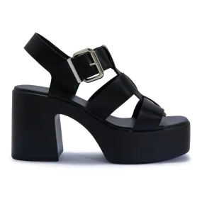 DAHLIA1 CHUNKY PLATFROM GLADIATOR SANDAL