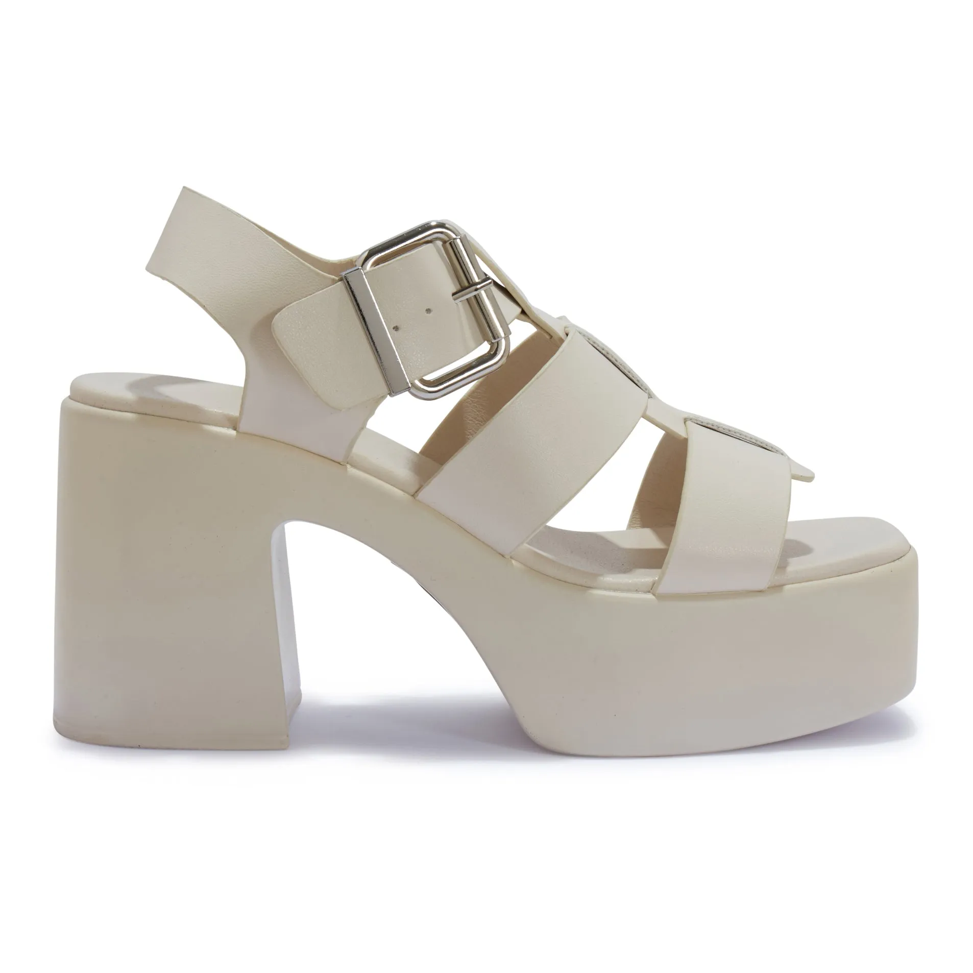 DAHLIA1 CHUNKY PLATFROM GLADIATOR SANDAL
