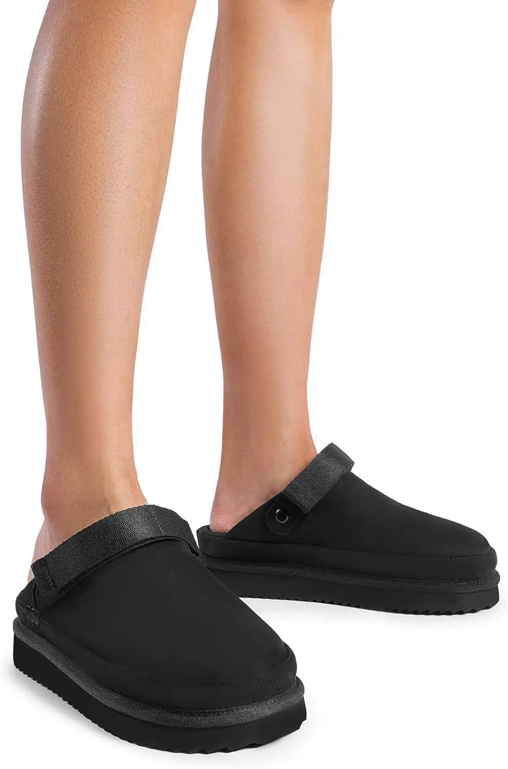 DREAM PAIRS Women's Clog Slippers Women's Platform Clogs for Women Mules Slip on Shoes Adjustable