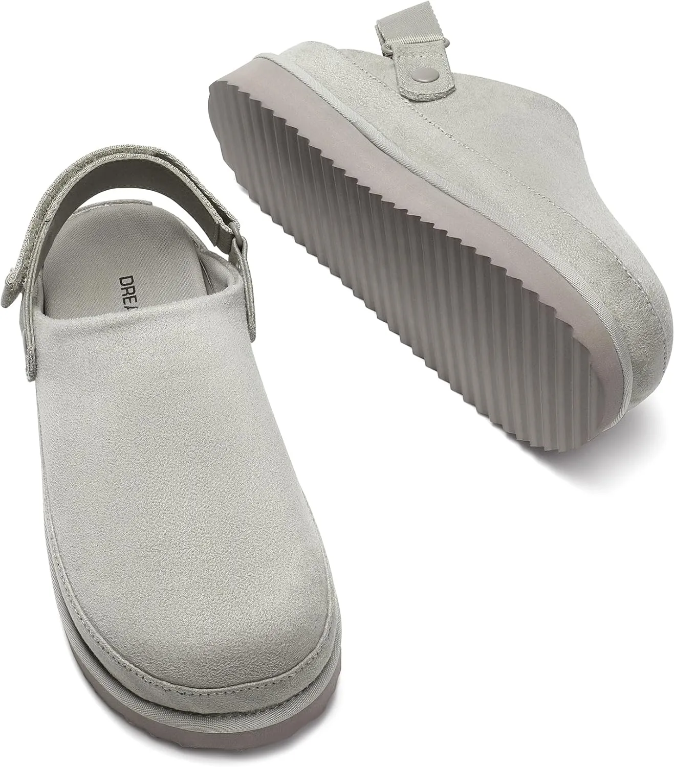 DREAM PAIRS Women's Clog Slippers Women's Platform Clogs for Women Mules Slip on Shoes Adjustable