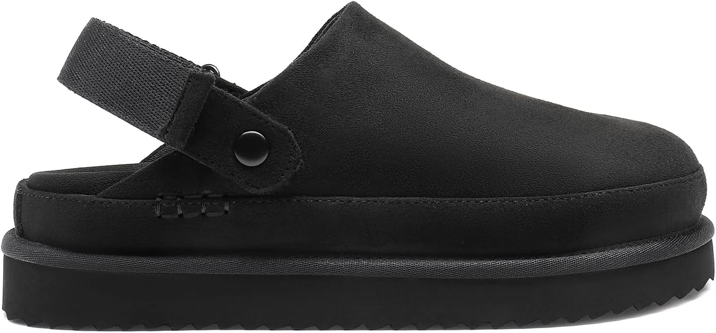 DREAM PAIRS Women's Clog Slippers Women's Platform Clogs for Women Mules Slip on Shoes Adjustable