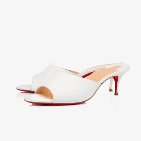 Elegant White Calf Leather Pumps