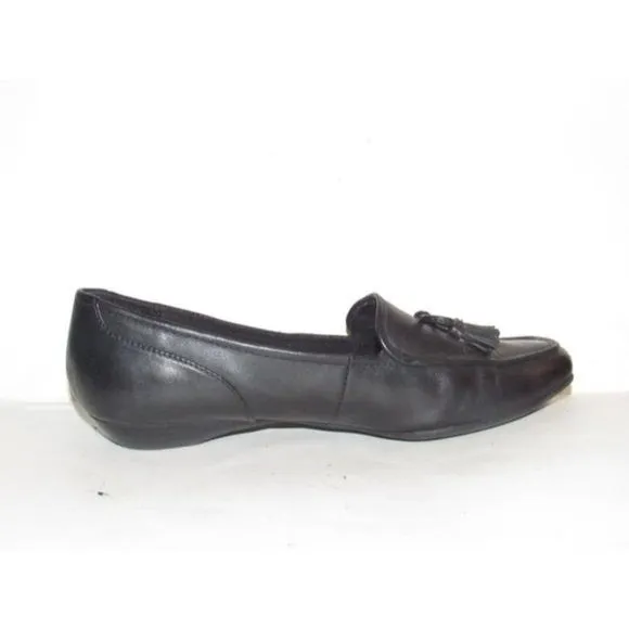 Etienne Aigner Vintage JASON Black Leather Loafers