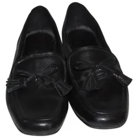 Etienne Aigner Vintage JASON Black Leather Loafers