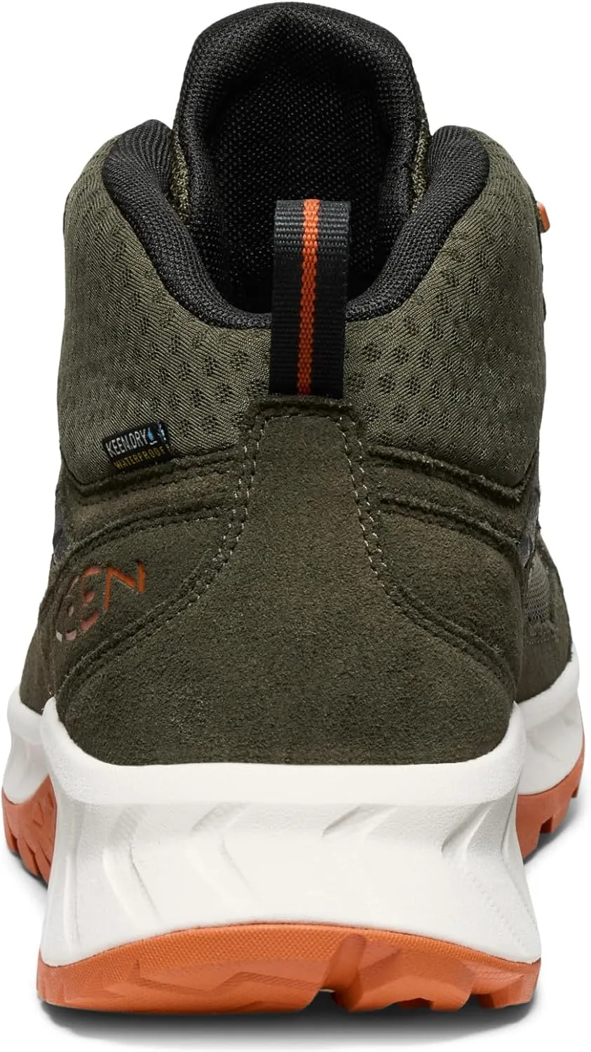 KEEN Mens Hightrail Mid Height Durable Lightweight Breathable Leather Waterproof