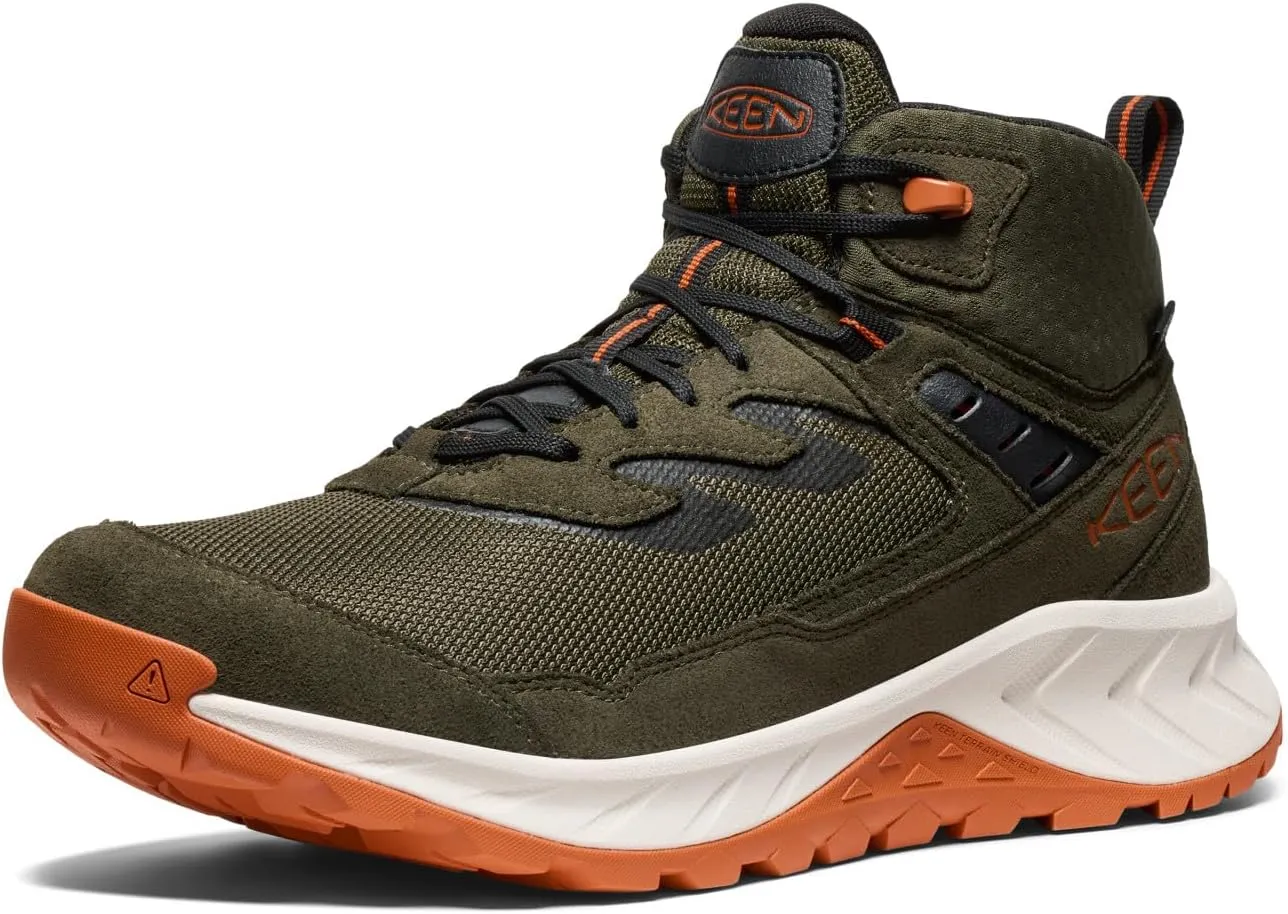 KEEN Mens Hightrail Mid Height Durable Lightweight Breathable Leather Waterproof