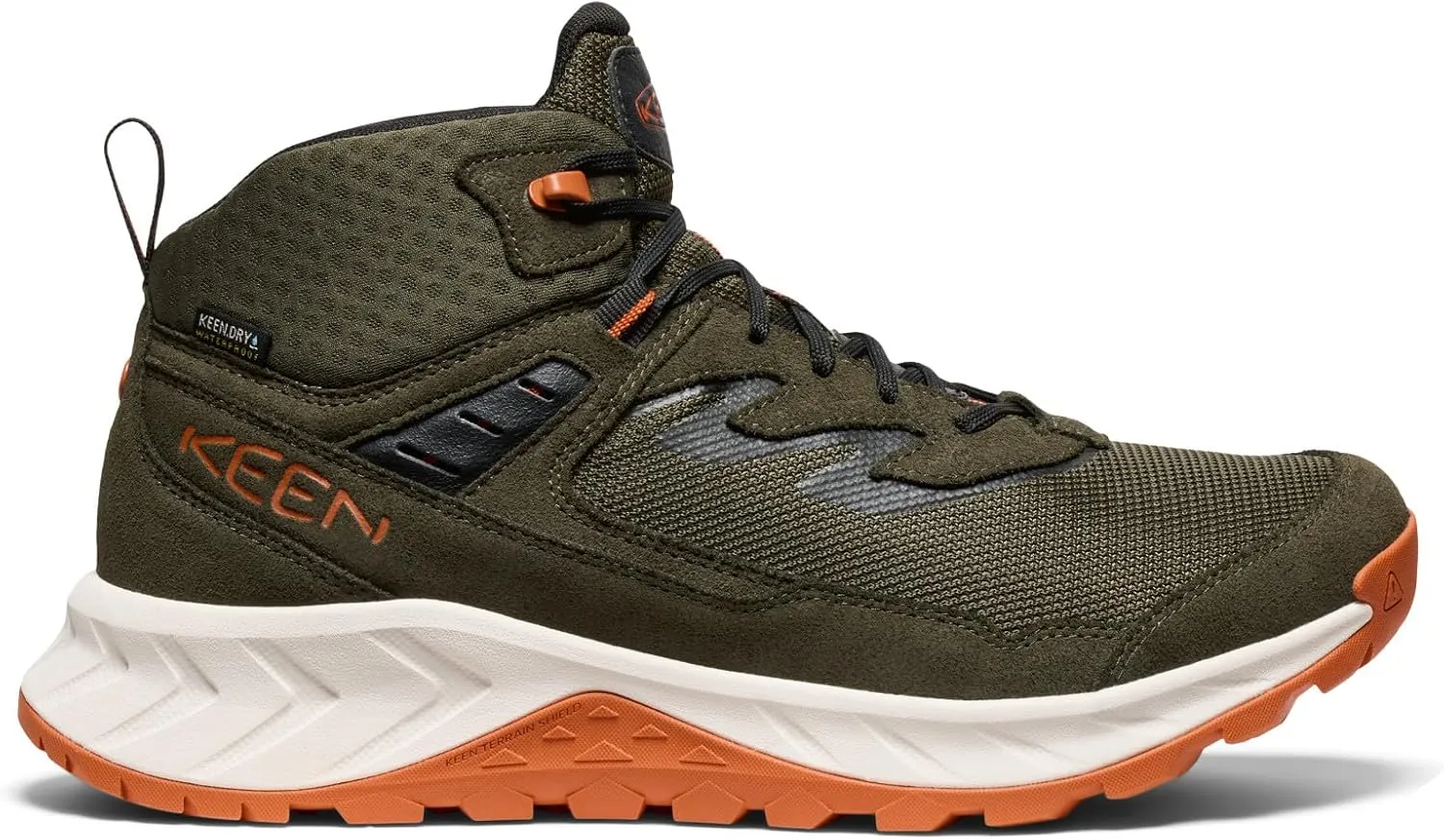 KEEN Mens Hightrail Mid Height Durable Lightweight Breathable Leather Waterproof