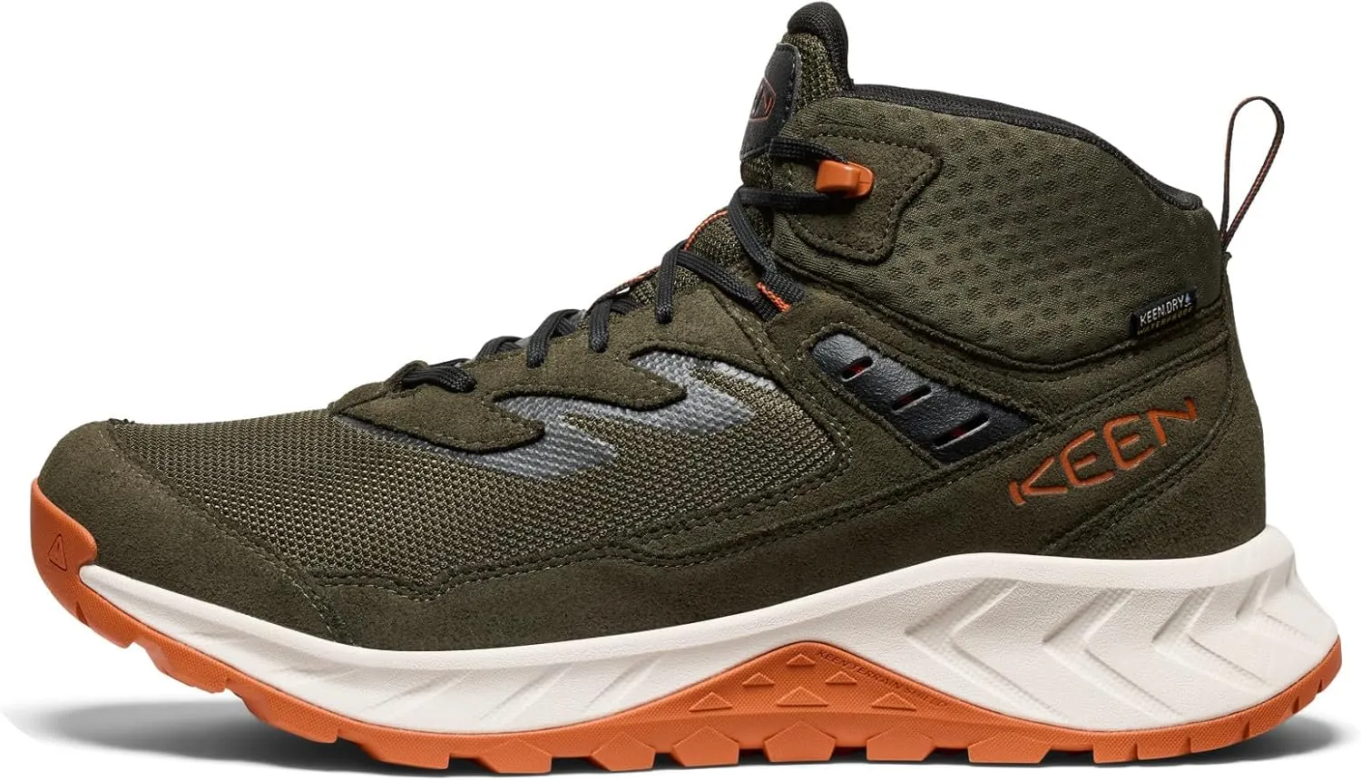 KEEN Mens Hightrail Mid Height Durable Lightweight Breathable Leather Waterproof