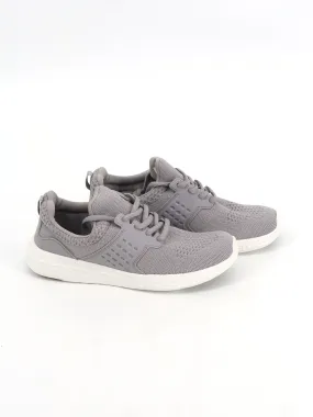 Kids Girl's Textured Sneakers,Light Grey
