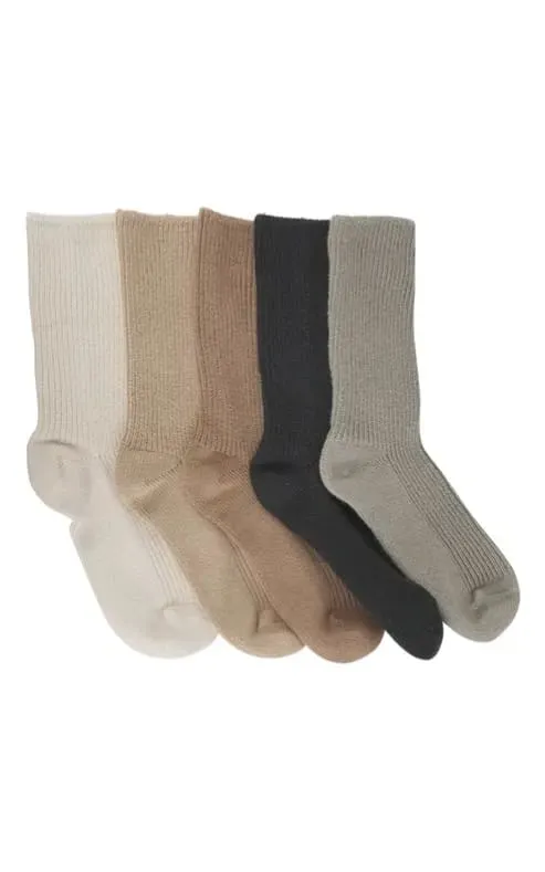 LimLim- Soft Cotton Rib Socks