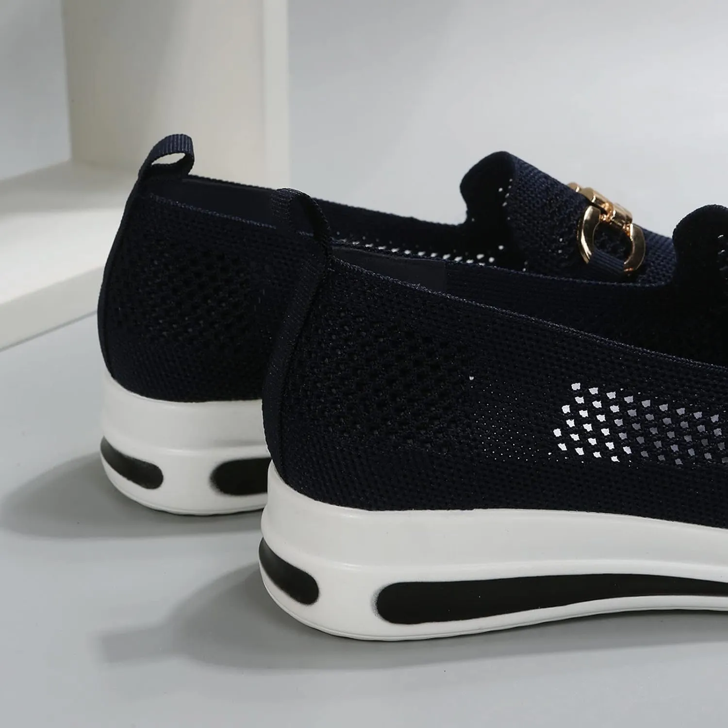 Loafers for Women Trendy Orthopedic Shoes Wide Sneakers Breathable Mesh Walking Shoes Lightweight Running Sneakers