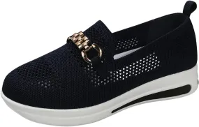 Loafers for Women Trendy Orthopedic Shoes Wide Sneakers Breathable Mesh Walking Shoes Lightweight Running Sneakers