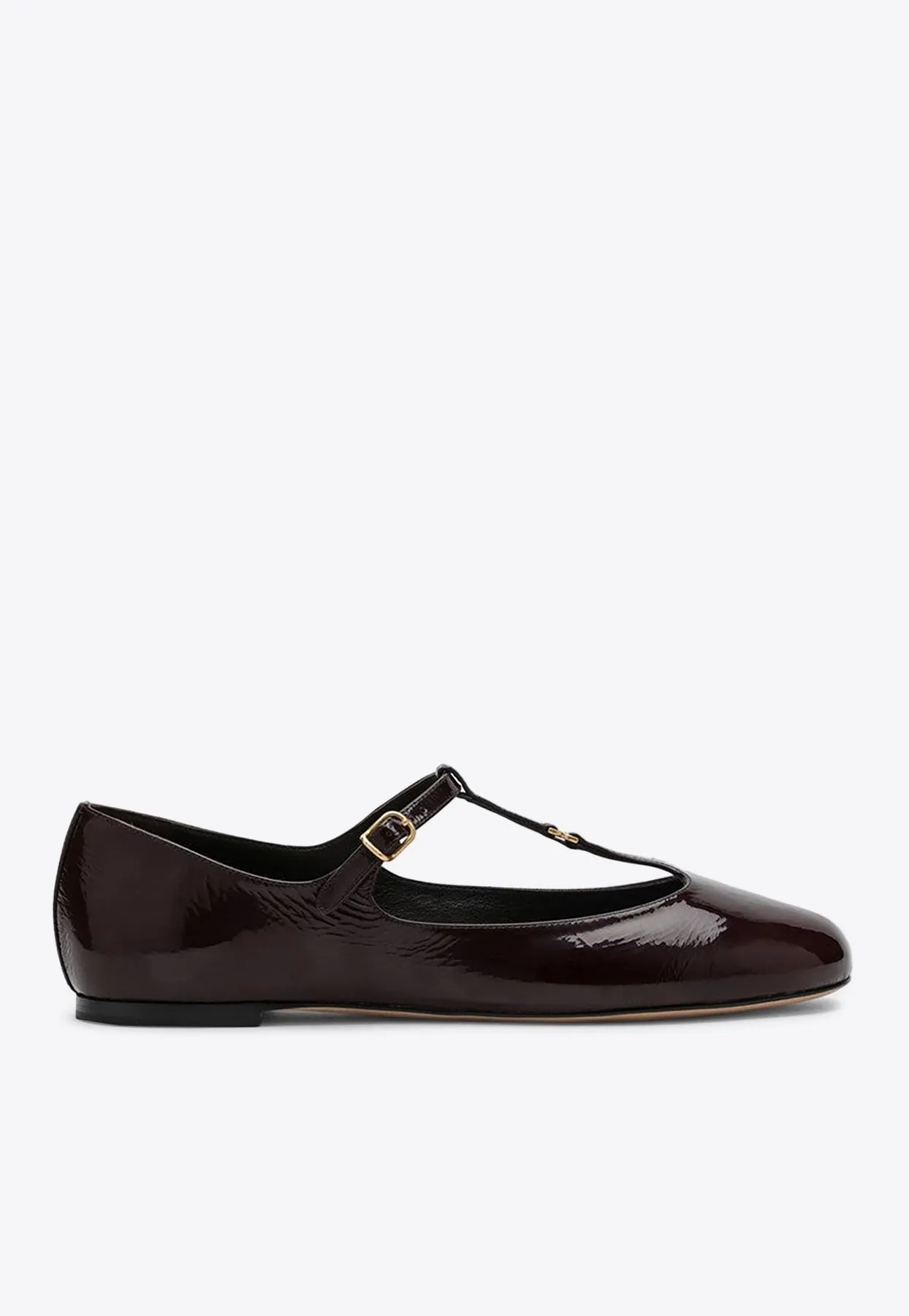 Marcie Patent Leather Mary-Jane Ballet Flats