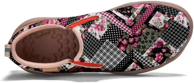 Men's Casual Slip-on Loafers Art Painted Lightweight Comfortable Sneakers Walking Travel Shoes Patchwork Floral Plants Pattern