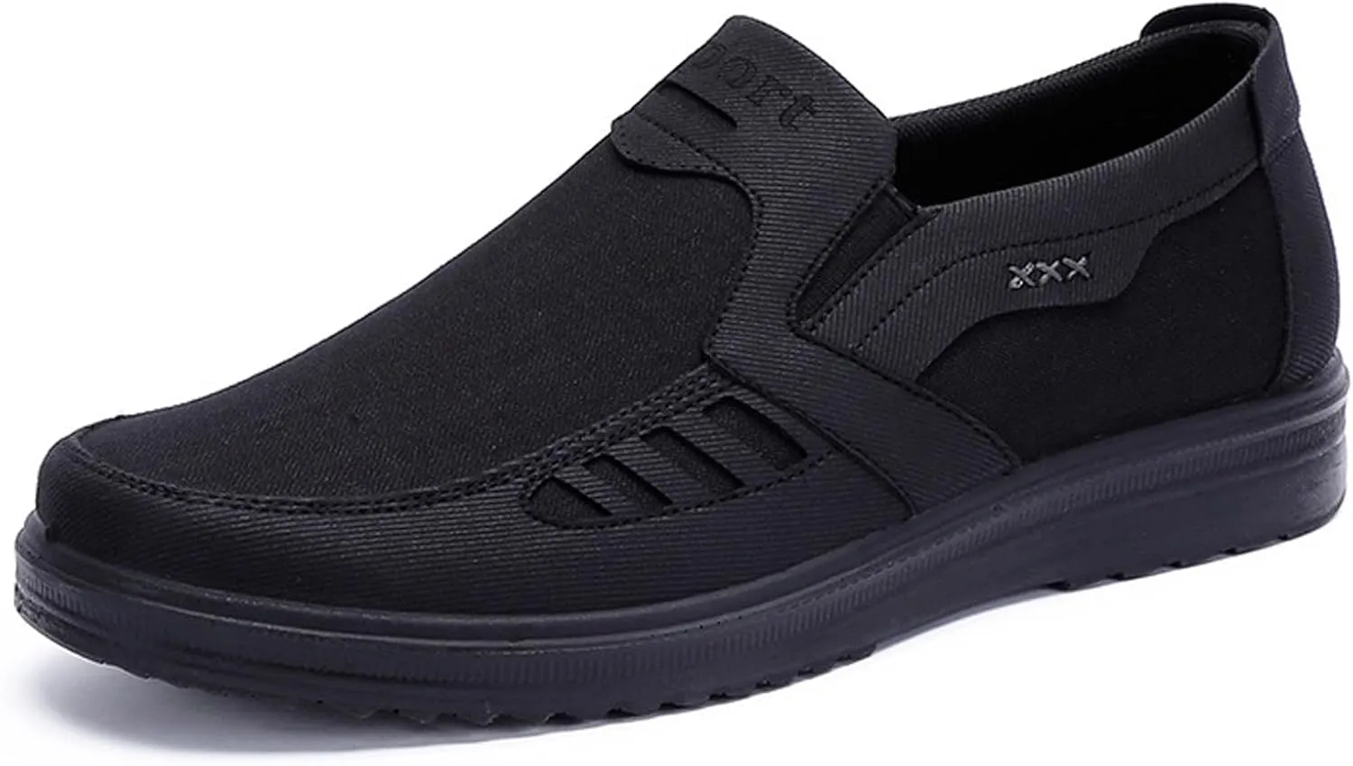 Men's Walking Shoes, Men's Comfortable Relaxed Fit Lightweight Breathable Sneakers Slip On Casual Loafers Dress Shoes Fashion Driving Shoes