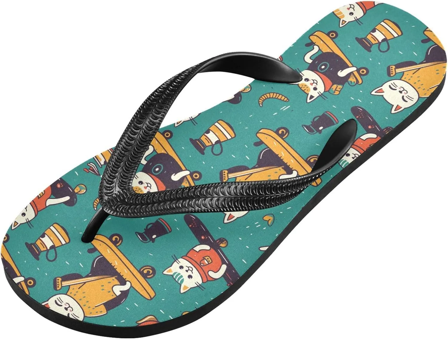 MNSRUU Flip Flops for Women Men Palm Leaf Flip Flops Womens Slides Men Sandals Shower Slippers Summer Non-Slip Flipflops for Swim Beach Bathroom, XS