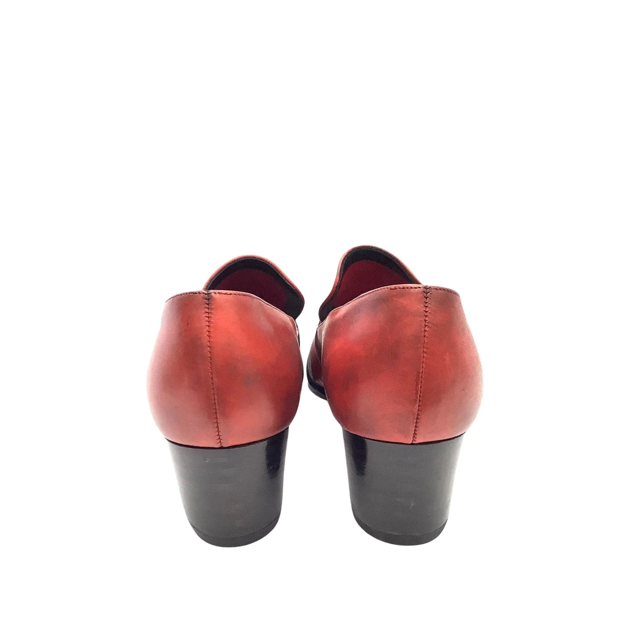 Orange Deliso Loafers
