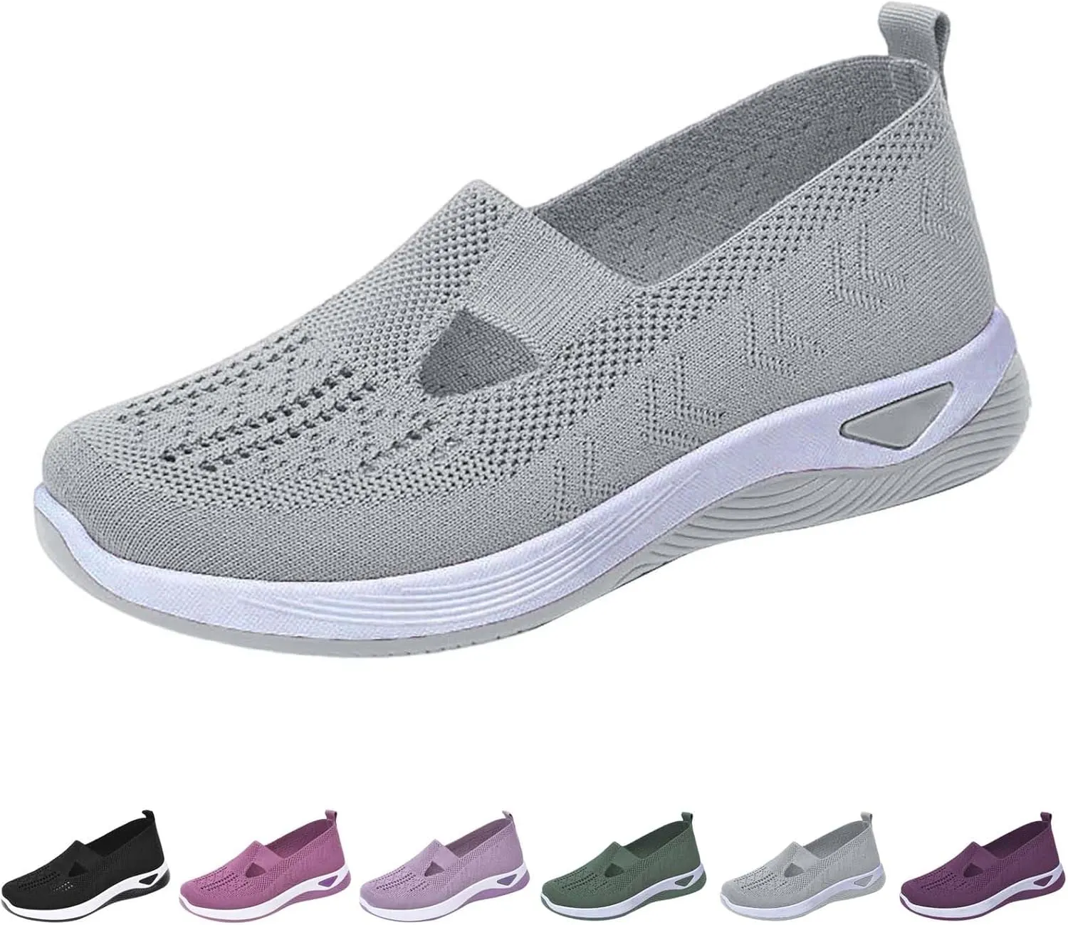 Orthopedic Shoes for Women Breathable Soft Slip On Running Shoes for Men Loafers Ladies Casual Shoes Waterproof Sneakers Brown Tennis Shoe Loafers Shoe