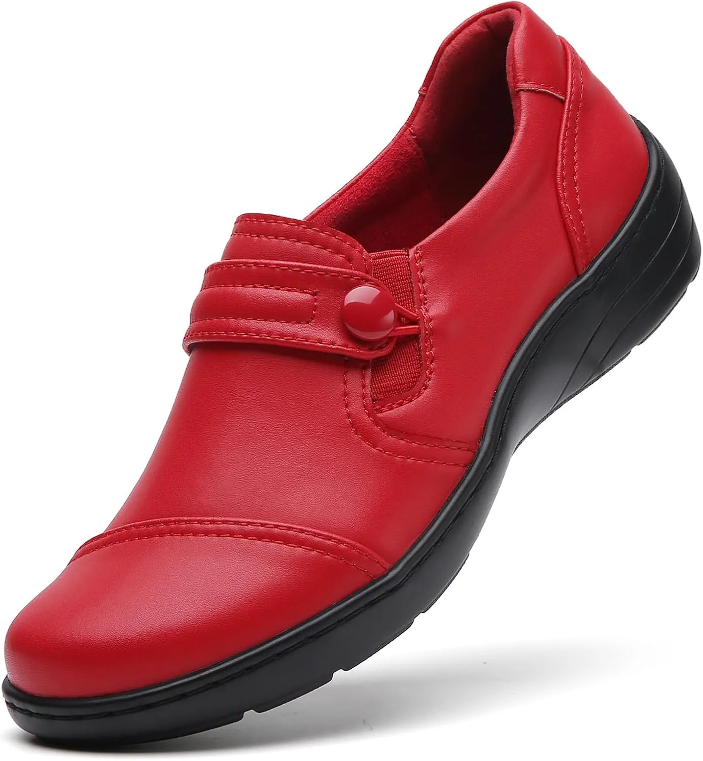 QAE Loafers for Women Orthopedic Loafers for Women Comfortable Women's Flat Slip-Ons Shoes for Dress Work Business Casual