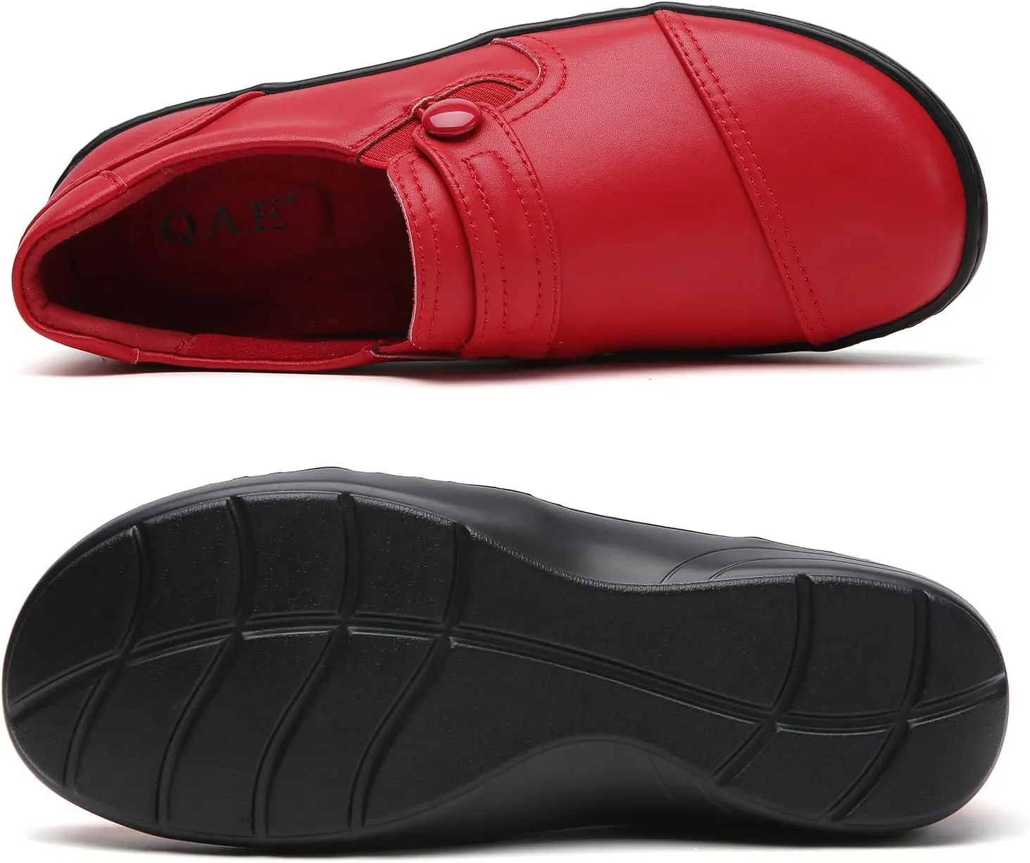QAE Loafers for Women Orthopedic Loafers for Women Comfortable Women's Flat Slip-Ons Shoes for Dress Work Business Casual