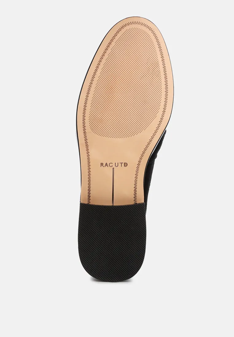 Rhone Tassels Detail Genuine Suede Loafers