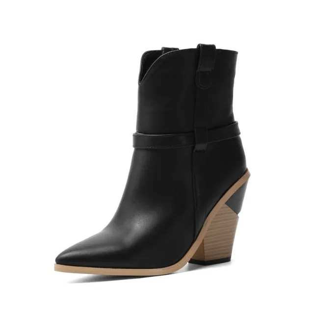 Snakara Zip Ankle Boots