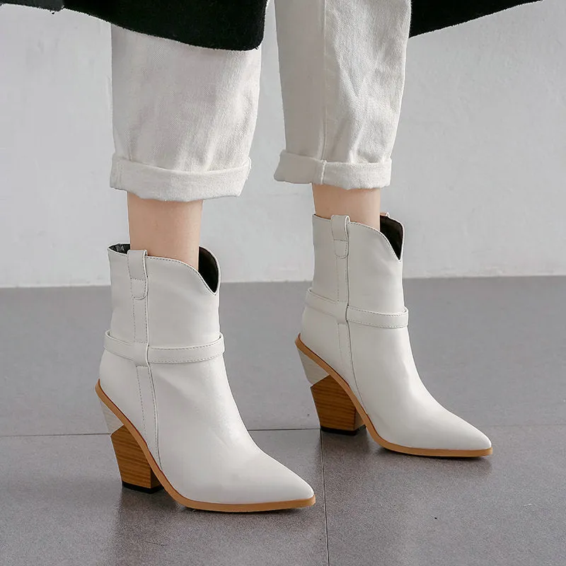 Snakara Zip Ankle Boots