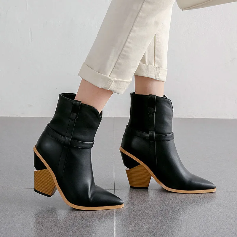 Snakara Zip Ankle Boots
