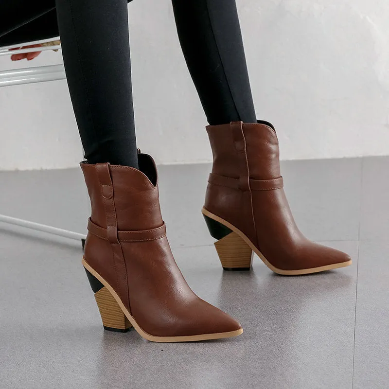 Snakara Zip Ankle Boots