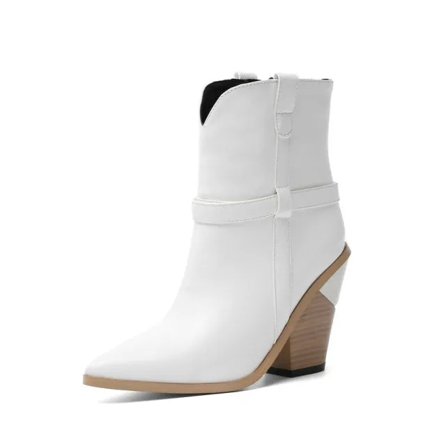 Snakara Zip Ankle Boots