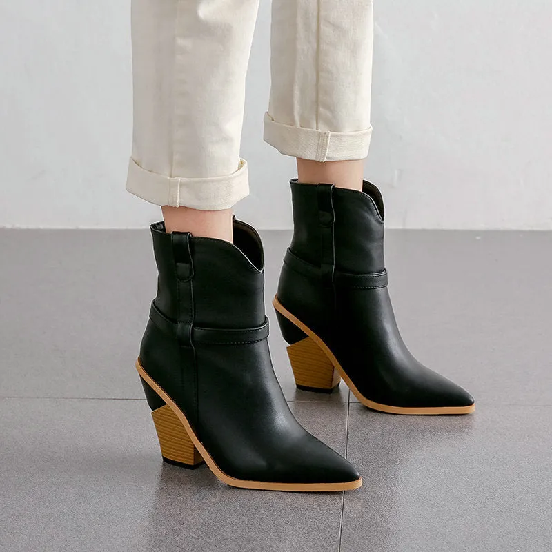Snakara Zip Ankle Boots