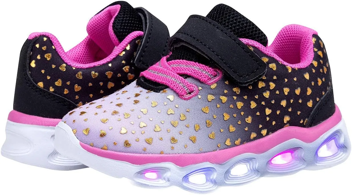 Toddler Boys Girls Light Up Shoes Little Kids Flashing Led Sneakers