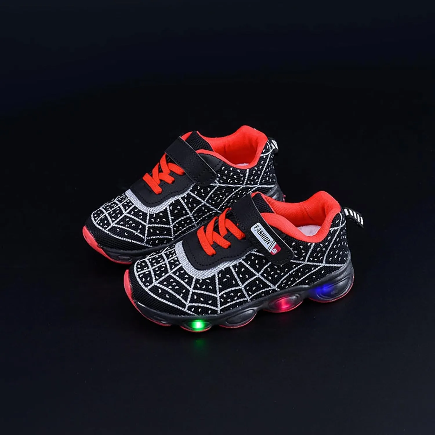Toddler Kids Light Up Shoes LED Luminous Trainers Mesh Breathable Walking Sneakers for Boys Girls