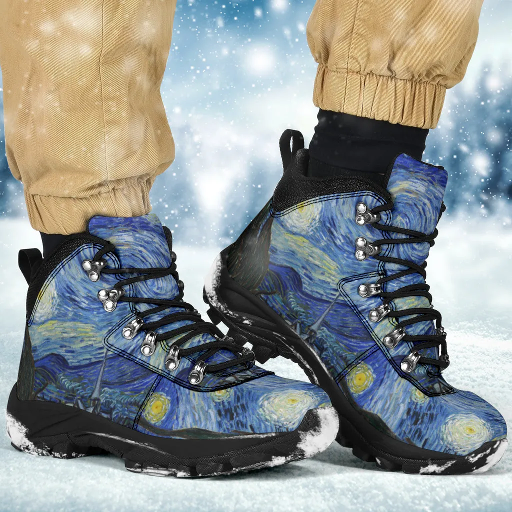 Vincent Van Gogh's Starry Night Women's Alpine Boots
