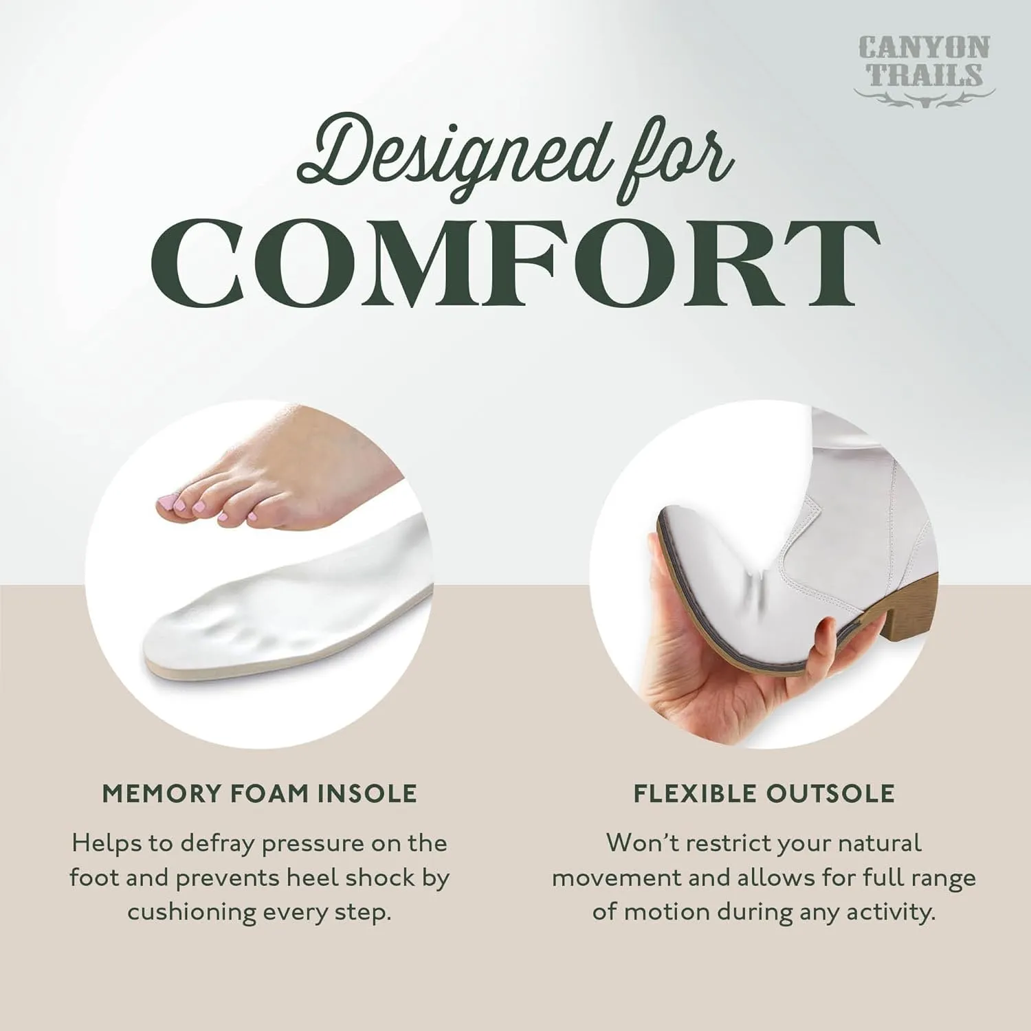 Western Cowboy Boots for Women - Durable Stack Heel and Ankle Style Cowgirl Boots - Comfortable Faux Leather Teen Girls & Women's Ankle Booties