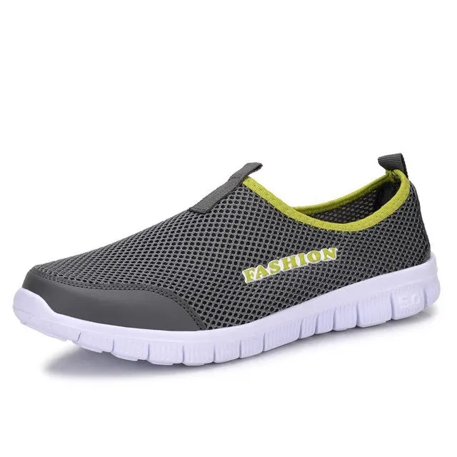 Women Casual Shoes New Arrival Breathable Women's Fashion Air Mesh Summer Shoes Female Slip-on Plus Size 34-46 Shoes