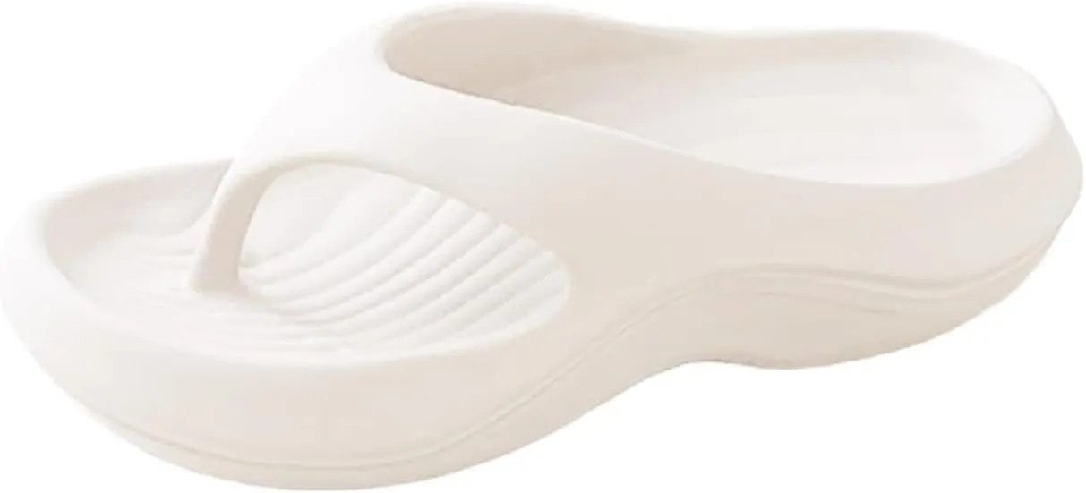 Women's Arch Support Flip Flops Walking Sandals Thick Recovery Flip-Flops Pillow Soft Summer Beach Shoes Non Slip