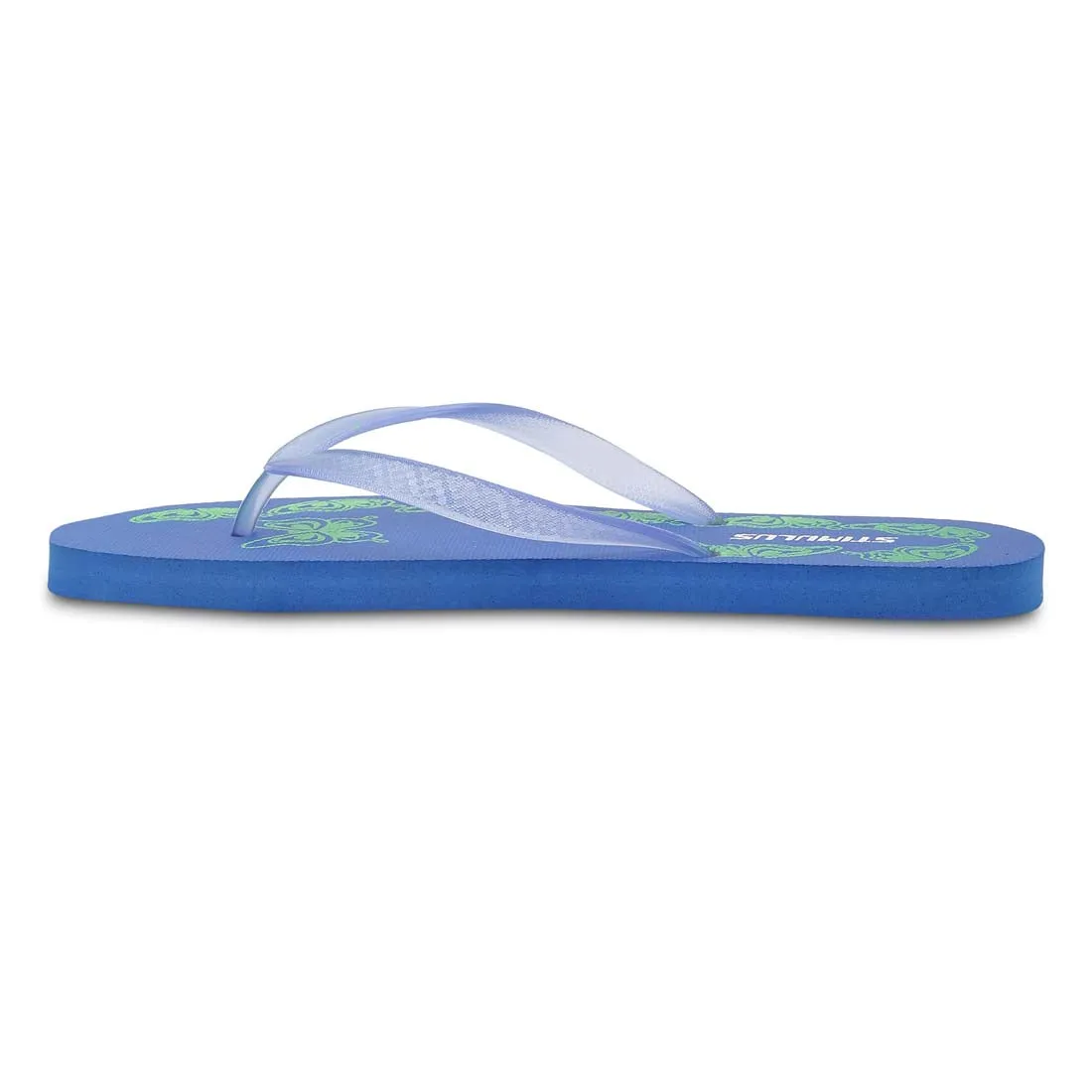 Women's Blue Stimulus  Flip Flops