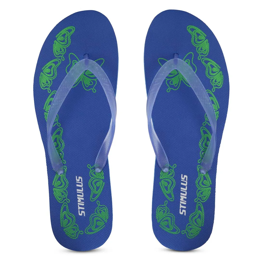 Women's Blue Stimulus  Flip Flops